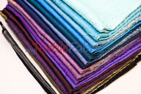 Iridescent Crush Shimmer Fabric | Iridescent Fabric | 54" Wide | Multiple Colors | Yards & Bolts