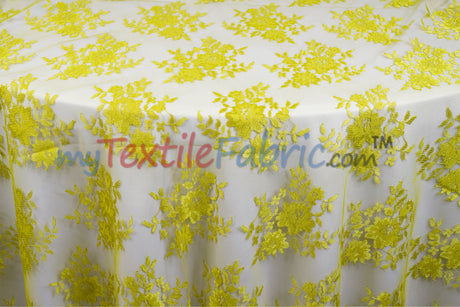 Chantilly Lace Fabric | 52” Wide | Elegant Floral Lace for Bridal & Formalwear