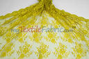 Chantilly Lace Fabric | 52” Wide | Elegant Floral Lace for Bridal & Formalwear