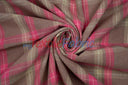 Plaid Flannel Fabric | Brushed Cotton Face | 80% Polyester 20% Cotton | 7 oz | Soft & Cozy Apparel Fabric