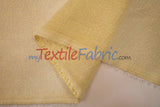 Extra Wide Metallic Faux Sheer Linen | Metallic Sheer Linen for Drapery | 108" Wide | Silver and Gold | Multiple Colors |