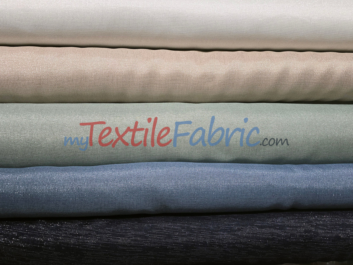 Metallic Vintage Linen Fabric | Imitation Burlap with Metallic Foil | 60" Wide | Washable Burlap Fabric for Decor |