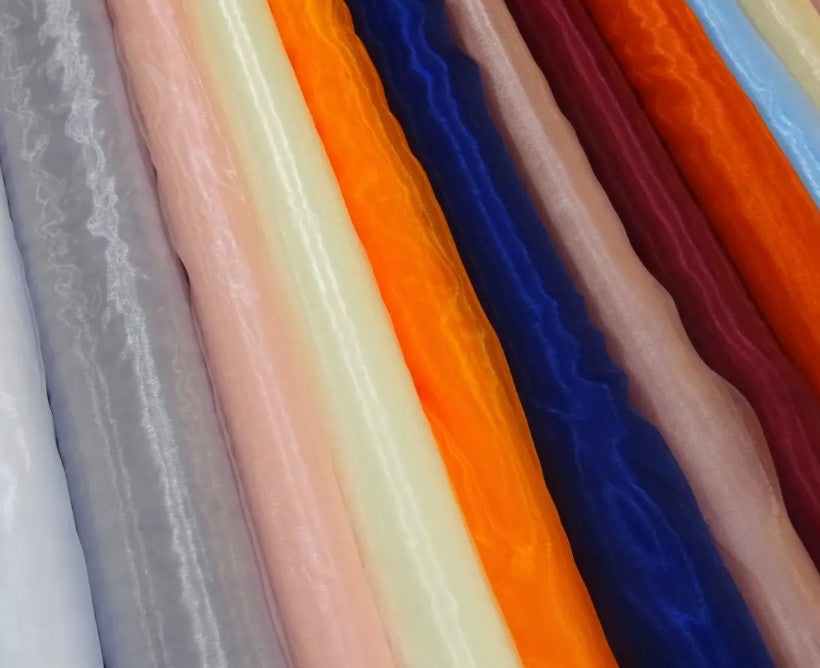 Soft and Smooth Mirror Organza Fabric | 60" Wide | Continuous Yards & By Bolt