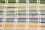 Monarch Stripe Fabric by the Yard | 100% Polyester | 60" Wide |