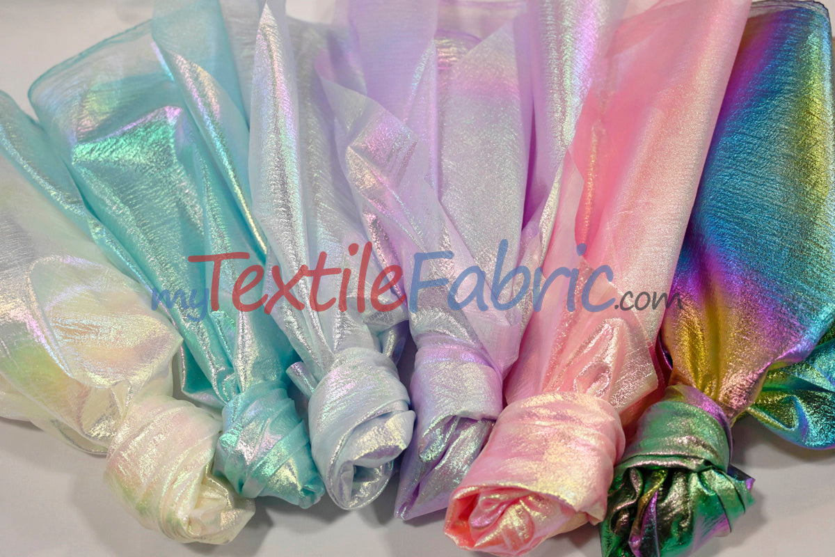 Oasis Hologram Fabric | Iridescent Sheer Organza | 58/60" Wide | Fantasy & Apparel