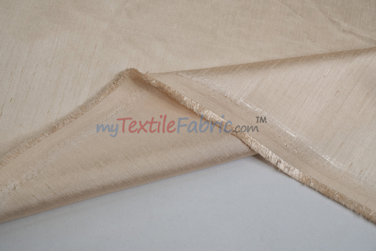 IFR Extra Wide Dupioni Silk | 100% Polyester Faux Dupioni Fabric | 120" Wide | Multiple Colors |