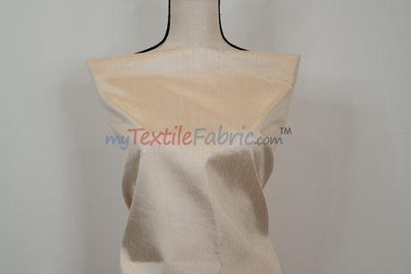 IFR Extra Wide Dupioni Silk | 100% Polyester Faux Dupioni Fabric | 120" Wide | Multiple Colors |