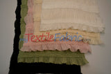 Pleated Ruffle Chiffon Fabric | Lightweight Texture | 100% Polyester | 44/46" Wide