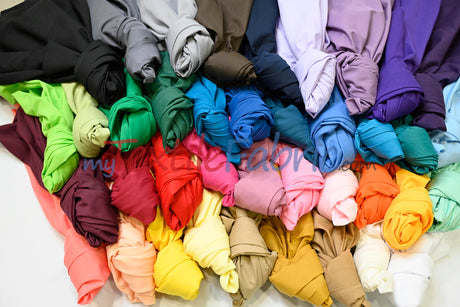 Polyester Cotton Broadcloth Fabric | 60" Wide | Solid Colors | Continuous Yards and by Bolt