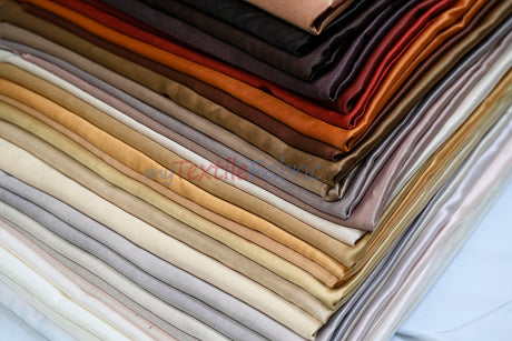 Lamour Satin Fabric | Polyester Matte Satin | Peau De Soie | 60" Wide | Wedding Dress, Tablecloth, Multiple Colors