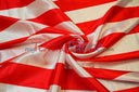 3" Stripe Satin Fabric | Soft Satin Stripe Charmeuse Fabric | 60" Wide | Multiple Colors