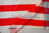 3" Stripe Satin Fabric | Soft Satin Stripe Charmeuse Fabric | 60" Wide | Multiple Colors