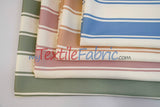 Rustic Linen Stripe Fabric | Yarn-Dyed Stripes | Linen Look | 56/58” Wide | Available in Multiple Colors