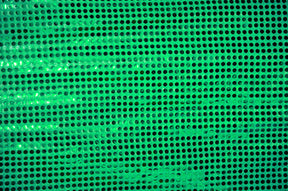 Close-up of green confetti dot sequins fabric by mytextilefabric