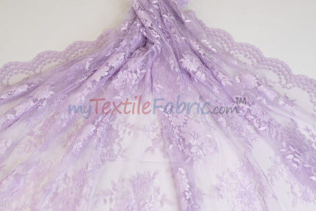 Chantilly Lace Fabric | 52” Wide | Elegant Floral Lace for Bridal & Formalwear