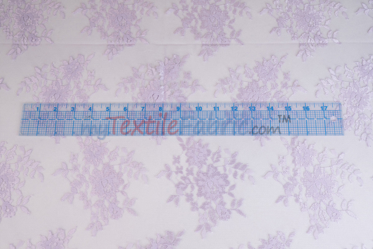 Chantilly Lace Fabric | 52” Wide | Elegant Floral Lace for Bridal & Formalwear