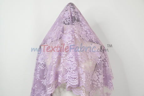 Chantilly Lace Fabric | 52” Wide | Elegant Floral Lace for Bridal & Formalwear