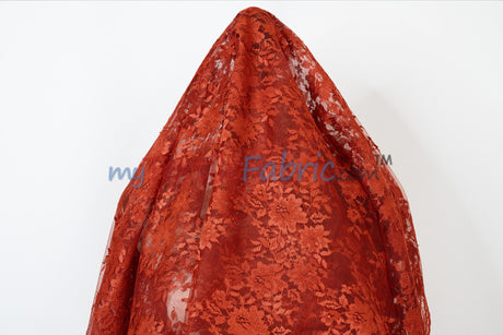 Chantilly Lace Fabric | 52” Wide | Elegant Floral Lace for Bridal & Formalwear