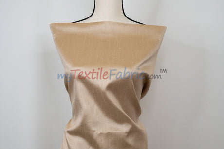 IFR Extra Wide Dupioni Silk | 100% Polyester Faux Dupioni Fabric | 120" Wide | Multiple Colors |
