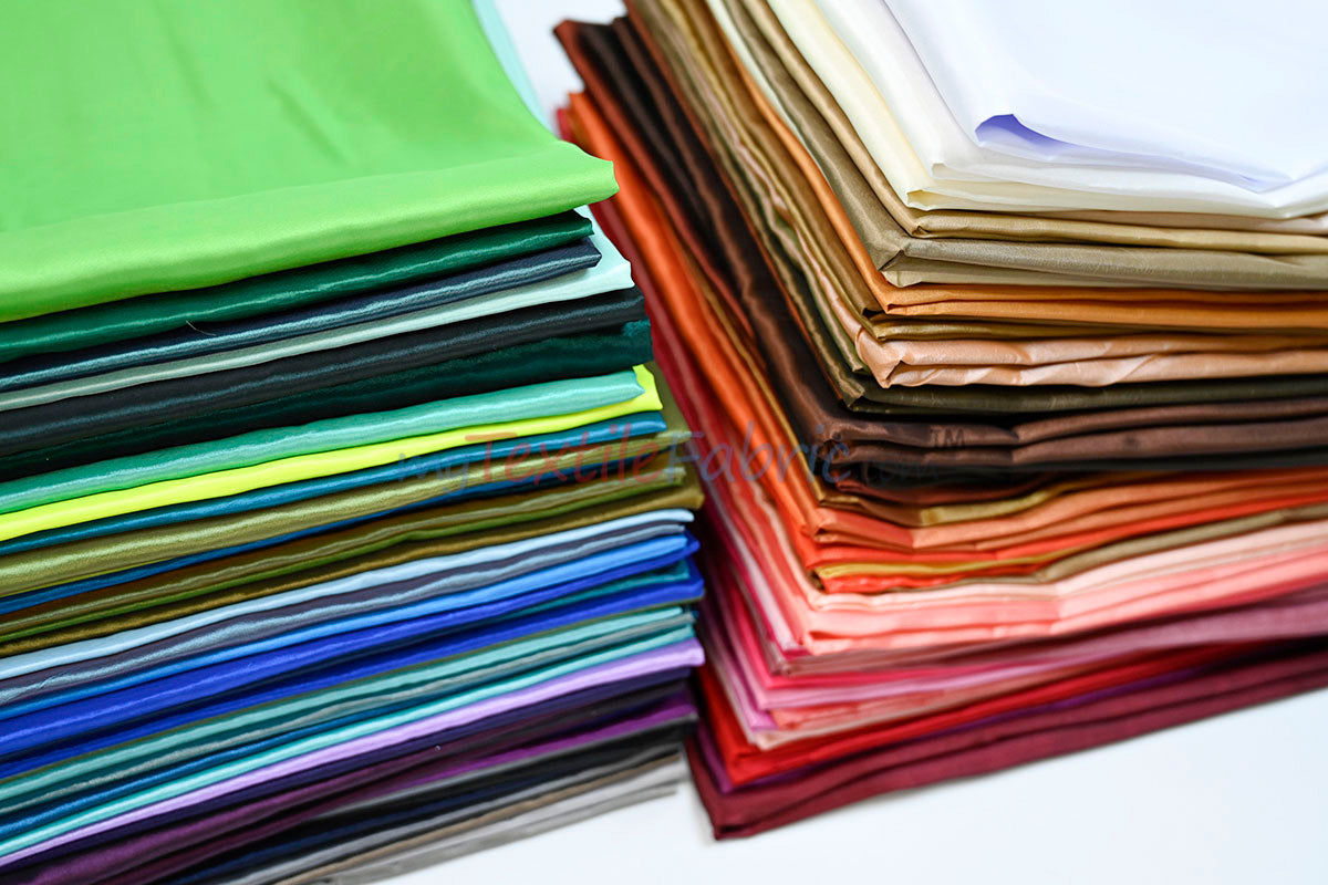 Taffeta Fabric | Two Tone Taffeta Fabric | Non Stretch Taffeta | 60" Wide | Multiple Solid Colors