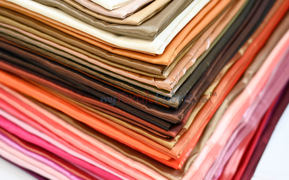 Taffeta Fabric | Two Tone Taffeta Fabric | Non Stretch Taffeta | 60" Wide | Multiple Solid Colors