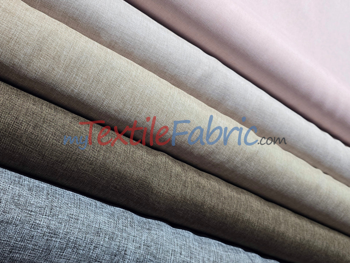 Vintage Linen Fabric | Imitation Burlap Fabric | 60" Wide | Faux Burlap | Vintage Rustic Natural Look Burlap | Washable Burlap Fabric for Decor |