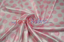 Polka Dot Satin | Soft Satin Polka Dot Charmeuse Fabric | 60" Wide |