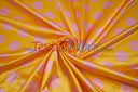 Polka Dot Satin | Soft Satin Polka Dot Charmeuse Fabric | 60" Wide |