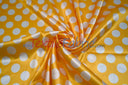 Polka Dot Satin | Soft Satin Polka Dot Charmeuse Fabric | 60" Wide |