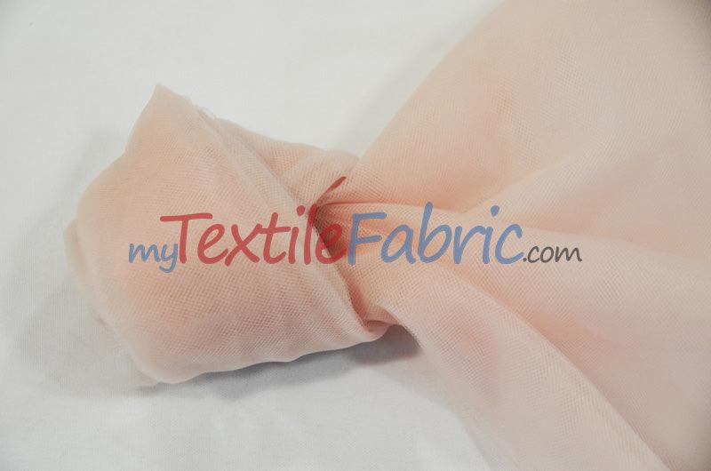 108" Wide Bridal Tulle | Nylon Tulle Illusion Fabric | Soft Bridal Veil & Decor | 50 Yard Bolt |