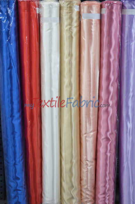 Bridal Satin Fabric | Shiny Bridal Satin | 60" Wide | Multiple Colors | Yards & Bolts