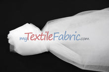 Load image into Gallery viewer, 108&quot; Wide Bridal Tulle | Nylon Tulle Illusion Fabric | Soft Bridal Veil &amp; Decor | 50 Yard Bolt |
