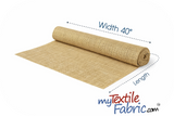 40" Wide Burlap | 100% Jute | 8 oz | Continuous Yard or Wholesale Bolt Available |
