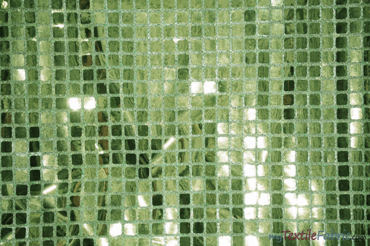 Square Sequins Fabric | Quad Sequins Fabric | 45" Wide | Multiple Colors | Decor and Costumes |