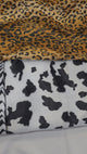 Velboa Faux Fur Fabric by the Yard | 60" Wide | Cow Velboa | Zebra Velboa | Leopard Velboa |