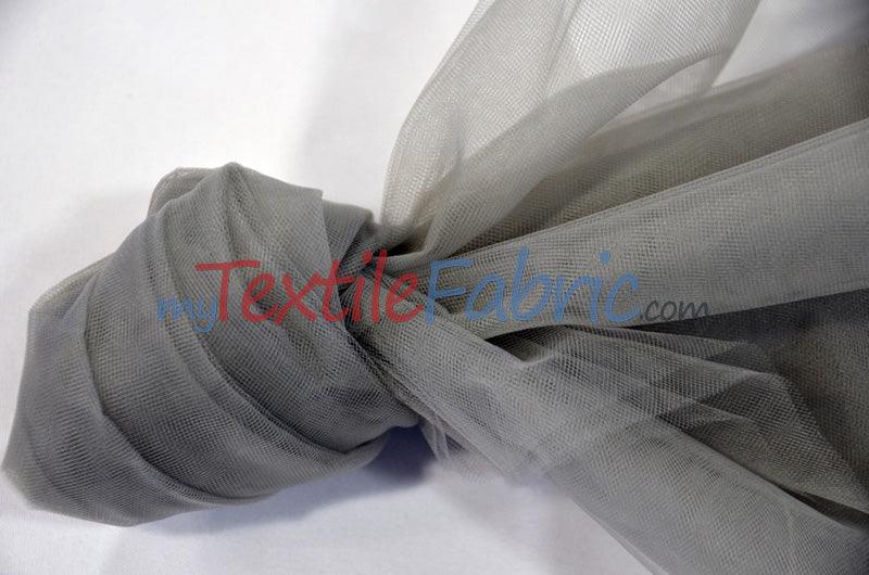 108" Wide Bridal Tulle | Nylon Tulle Illusion Fabric | Soft Bridal Veil & Decor | 3x3 Sample Swatch