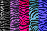 Zebra Flocking Taffeta | Flocking Velvet Zebra on Taffeta Fabric | 60" Wide | Curtains, Apparel, Cosplay, Costume, Decor |