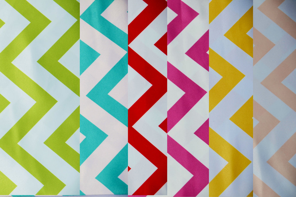 Chevron Satin Fabric