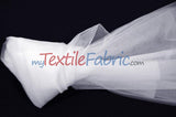 108" Wide Bridal Tulle | Nylon Tulle Illusion Fabric | Soft Bridal Veil & Decor | 3x3 Sample Swatch