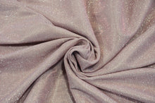 Load image into Gallery viewer, Stretch Glimmer Knit Fabric | 2 Way Stretch | 56&quot; Wide | Metallic Glitter Spandex Knit Fabric | Fabric mytextilefabric Yards 0023 Pink Lilac 