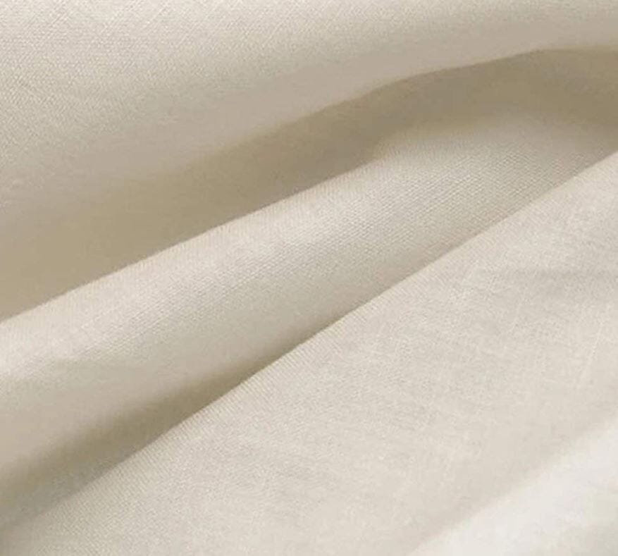 Extra Wide 100% Cotton Muslin | Unbleached Natural Color | 120" Wide | Natural Color | newtextilefabric 3"x3" Sample Swatch 