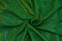 Stretch Glimmer Knit Fabric | 2 Way Stretch | 56" Wide | Metallic Glitter Spandex Knit Fabric | Fabric mytextilefabric Yards 0044 Mermaid Green 