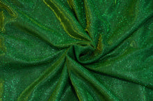 Load image into Gallery viewer, Stretch Glimmer Knit Fabric | 2 Way Stretch | 56&quot; Wide | Metallic Glitter Spandex Knit Fabric | Fabric mytextilefabric Yards 0044 Mermaid Green 