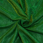 Load image into Gallery viewer, Stretch Glimmer Knit Fabric | 2 Way Stretch | 56&quot; Wide | Metallic Glitter Spandex Knit Fabric | Fabric mytextilefabric Yards 0044 Mermaid Green 
