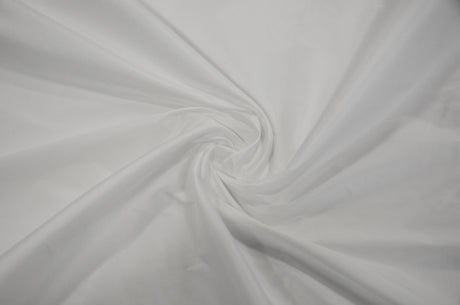 Polyester Silk Taffeta Fabric | Soft Polyester Taffeta Dupioni Fabric by the Yard | 54" Wide | Dresses, Curtain, Cosplay, Costume | Fabric mytextilefabric Yards White 