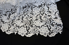 Load image into Gallery viewer, Guipure Bridal Lace Fabric | Heavy Double Scalloped Lace | 49&quot; Wide | Multiple Colors | Fabric mytextilefabric 