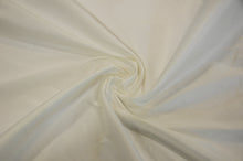 Load image into Gallery viewer, Polyester Silk Taffeta Fabric | Soft Polyester Taffeta Dupioni Fabric by the Yard | 54&quot; Wide | Dresses, Curtain, Cosplay, Costume | Fabric mytextilefabric Yards Ivory 