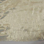 Load image into Gallery viewer, Ivory Silky Velvet with Metallic Lurex | 52&quot; Wide | Polyester Super Soft Lurex Velvet | Soft Metallic Velvet for Dresses, Clothing, Skirts, Costume | Fabric mytextilefabric 

