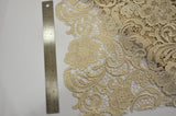 Guipure Bridal Lace Fabric | Heavy Double Scalloped Lace | 49" Wide | Multiple Colors | Fabric mytextilefabric 