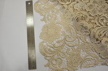 Load image into Gallery viewer, Guipure Bridal Lace Fabric | Heavy Double Scalloped Lace | 49&quot; Wide | Multiple Colors | Fabric mytextilefabric 